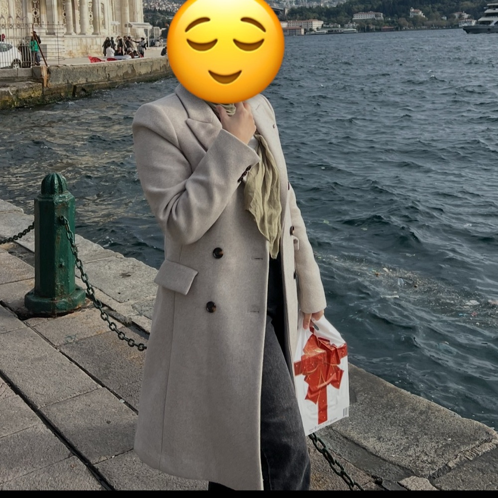 Mango Women's Double-Breasted Wool Coat